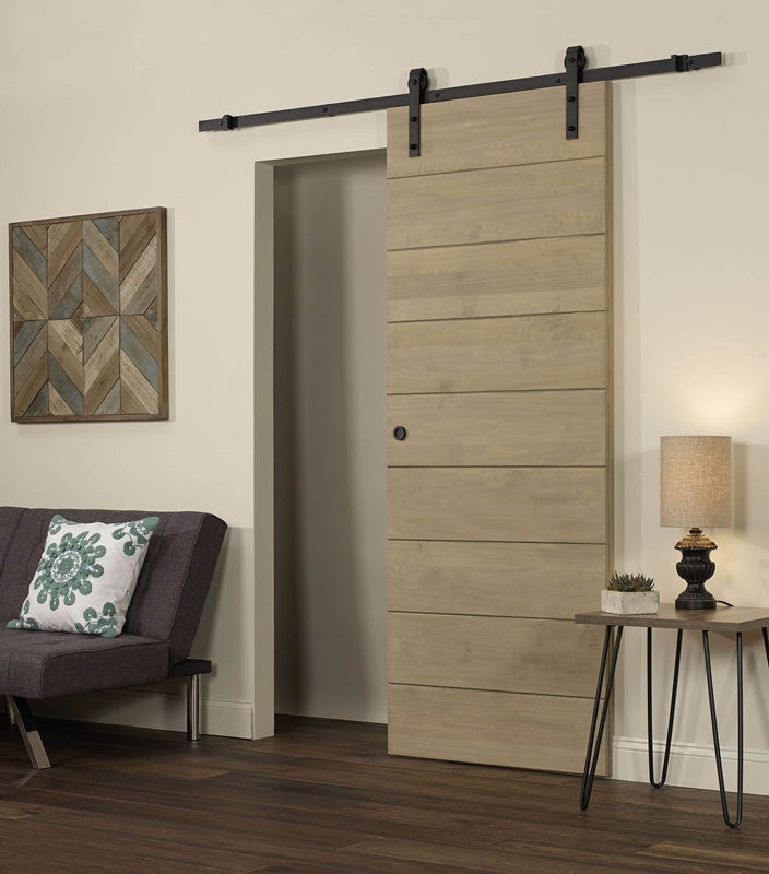 LTL Barn Doors Horizontal Solid Wood Interior Barn Door & Reviews